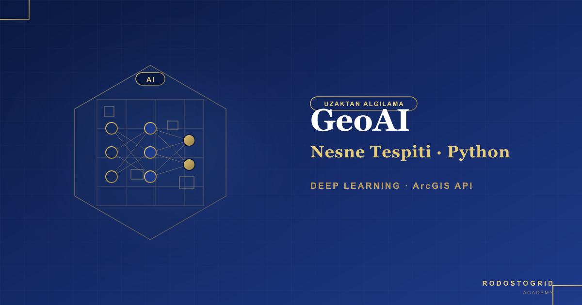 ArcGIS API for Python ile GeoAI — Uzaktan Algılama ve Nesne Tespiti
