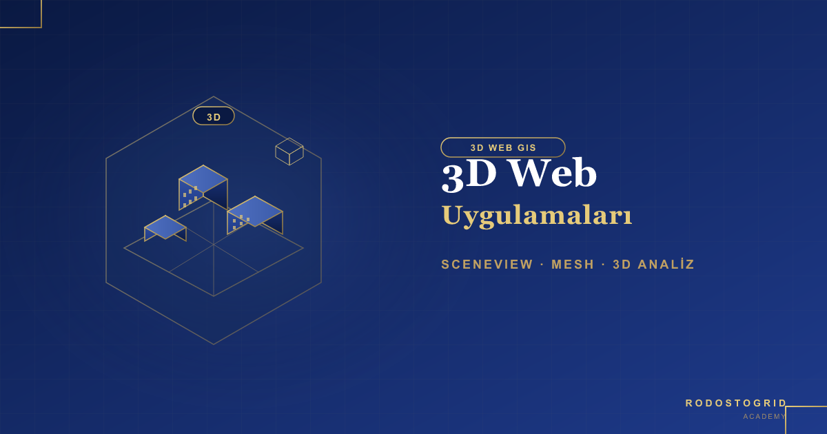ArcGIS Maps SDK ile 3D Web Uygulamaları — SceneView, Mesh ve 3D Analiz