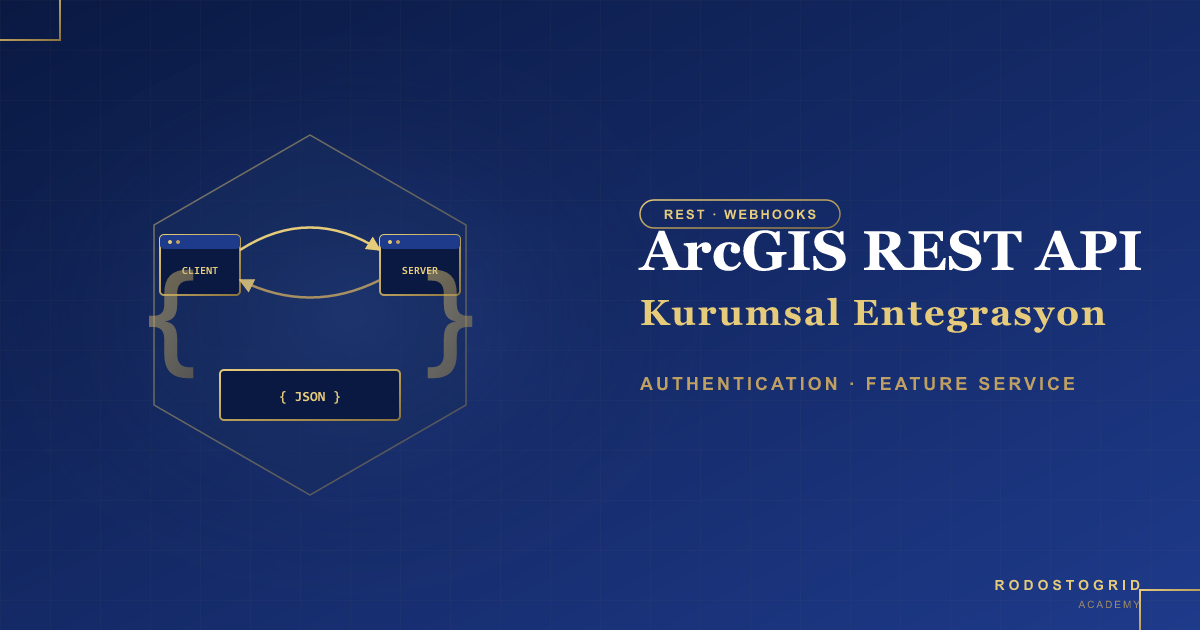 ArcGIS REST API ile Kurumsal Entegrasyon — Authentication, Feature Service ve Webhooks
