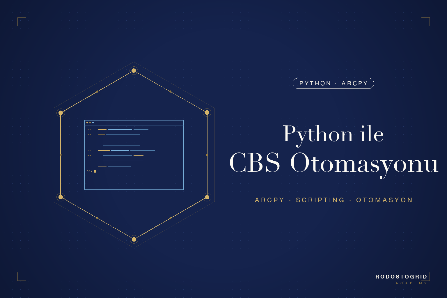 Python ile CBS Otomasyonu: ArcPy'a Giriş