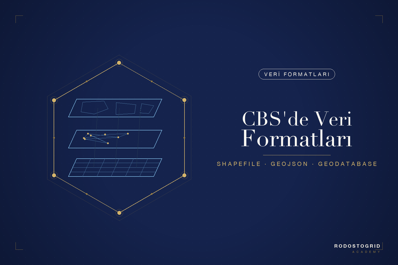 CBS'de Veri Formatları: Shapefile, GeoJSON, Geodatabase Karşılaştırması