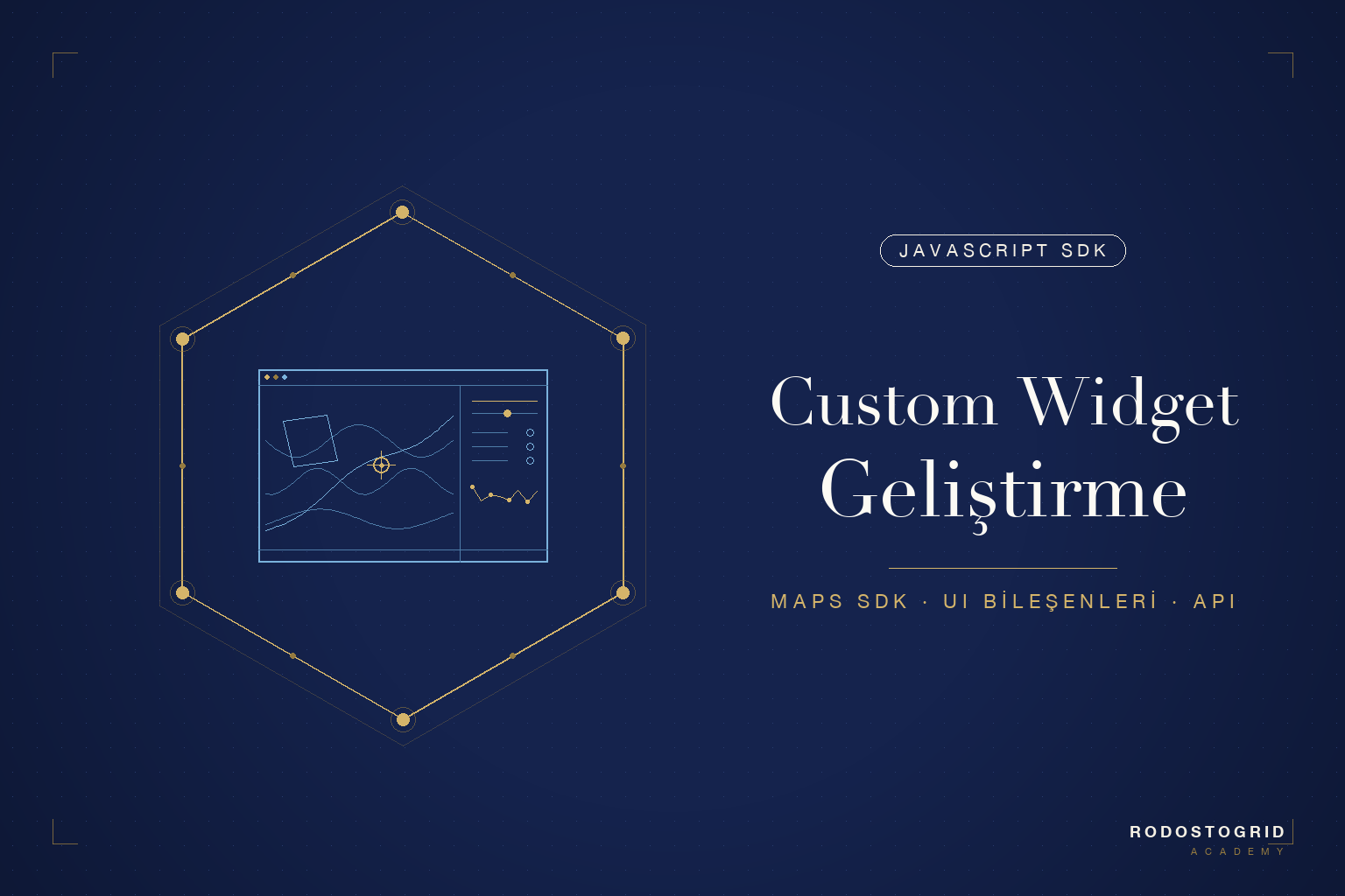 ArcGIS Maps SDK for JavaScript ile Custom Widget Geliştirme